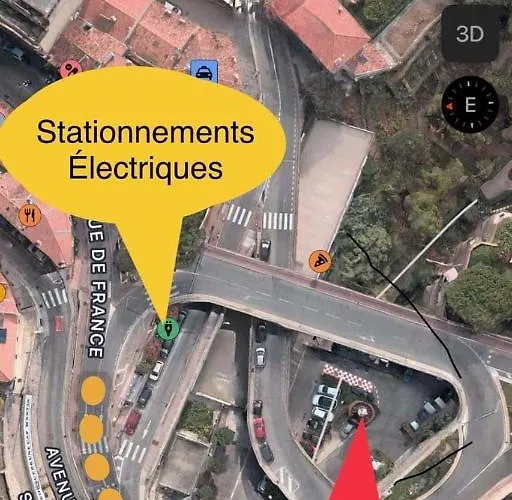 2 Pieces Behappy Next Monaco شقة *